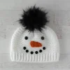 Crochet Snowman Hat